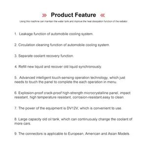 Auto Workshop Equipment Automotive Cooling System Cleaning AC Recovery Machine - Image 3