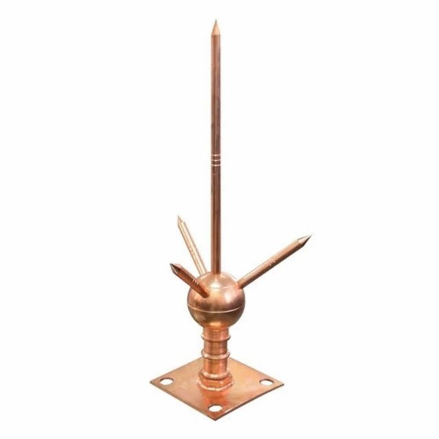 Single Phase Copper Earthing Lighting Arrester Class B, A, C Durability Yes Sturdiness Yes Quality Excellent Phase Single - Image 1