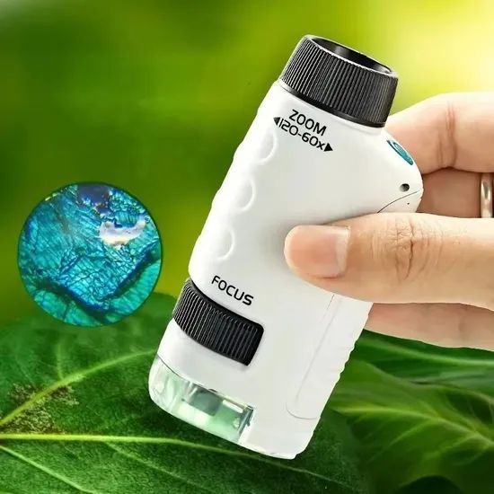 Educational Handheld Microscope 60X-120X Zoom, for Kids Stem Science Classroom - Image 2