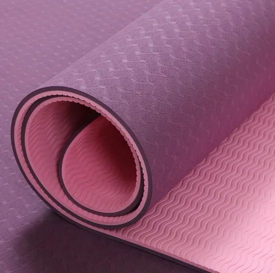 Eco Friendly 10mm Home Exercise Gym Workout Sports Non Slip Custom Fitness Branded TPE PU Yoga Mat - Image 6
