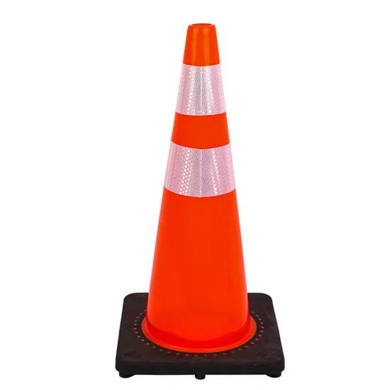 Stackable 36-Inch Reflective Traffic Cones with Flexible Bases - Image 4
