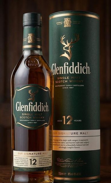 Glenfiddich 12 Year Single Malt Scotch 750ml – Award-Winning Speyside Whisky with Crisp Pear Flavors, Subtle Sweetness, Oak Complexity, Matured for 12 Years in Fine Oak Casks, Perfect for Home Bars, Whisky Lovers, and Special Celebrations - Image 3