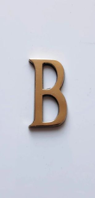 Silver Polished Brass Letters Sign Boards, For Advertisement Grade NA Size ANY Color Silver Features high Material - Image 2