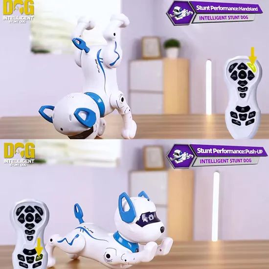 Multifunctional Actions Musical Dancing Remote Control Pet Intelligent Programmable Robot Smart RC Stunt Robot Dog Toys for Kids - Image 4