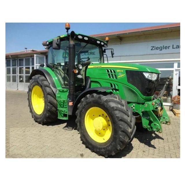 John Deere 7230R tractor for commercial farming and transport : 3-cylinder, turbocharged diesel Engine capacity: ~2.9–3.0 lit engine strong build and advanced technology for modern agriculture; - Image 3