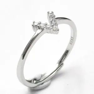 Fashion Multi Color Cubic Zirconia 925 Sterling Silver Rings for Party - Image 4