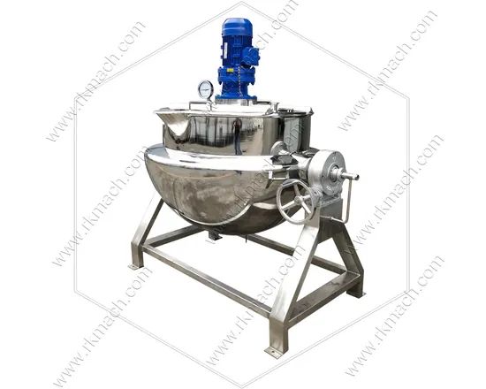 300L Steam Cooker with Double Jacketed Cooker - Image 2