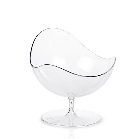 BPA Free 50ml Transparent Irregular Shape Disposable Cocktail Glass - Image 5