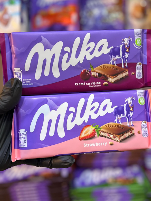 Best Chocolate Brands Milka 100% Alpine Milk Chocolate Collection 90g For Sale - Image 4
