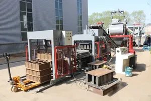 Full Automatic Construction Machinery Concrete Block Brick Paver Making Machine - Image 2