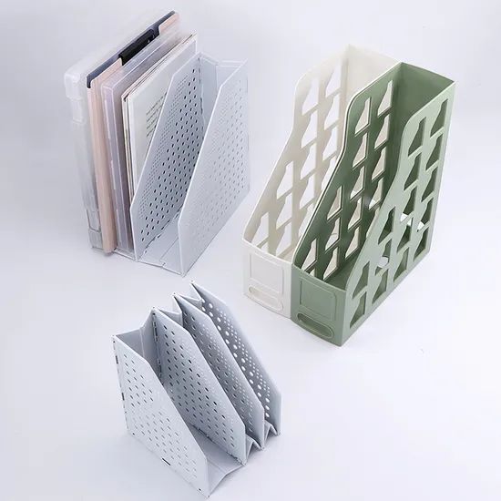 Retractable File Holder Foldable File Storage Organizer Rack Bookshelf Magazine Book Organizer - Image 6