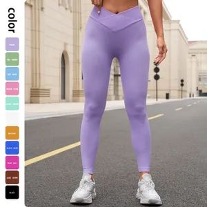 Seamless High Waist Push Hip Yoga Leggings for Women - Image 2