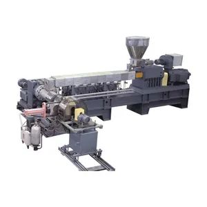 Plastic Two Stage Compounding Extruder Machine for PVC Cable Material ...