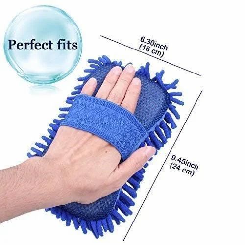 CAR WASH CLEANING SPONGE Color Blue Weight 65 gm Material Microfiber Texture Sponge-like Dimensions 26*15*5CM Accessory Type Wash - Image 5