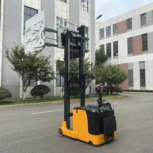 Electric Pallet Stacker with Customized Holding Clamp Origin China Trademark Koosen Model NO. CDD08-15 Transport Package Wooden Carton - Image 3
