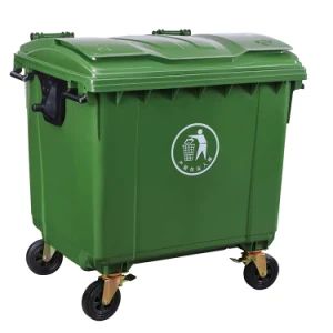 Garbage Container 660L Dust Bin Plastic Dustbin Trash Can - Image 1