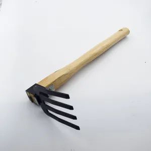 Mini Digging Tools 38cm Length Customizable Hoe Rake - Image 5