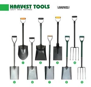Powder Coated Shovel with Steel Handle Steel Handle Shovel - Image 2