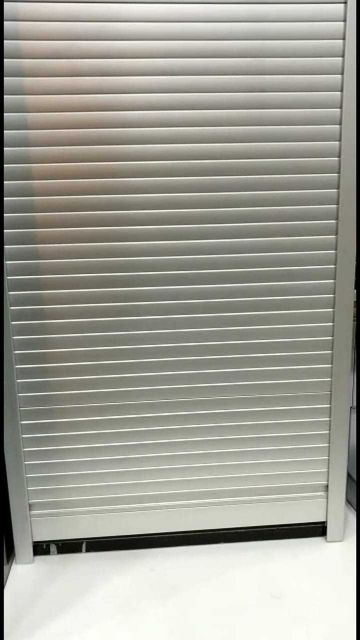 White PVC Rolling Shutter Color White Brand Kiosk Material PVC Open Style Rolling Finish White High - Image 1