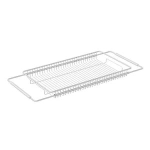 Expandable Dish Drainers Stainless Steel Drying Rack Space-Saving Kitchen Dish Drainers - Image 1