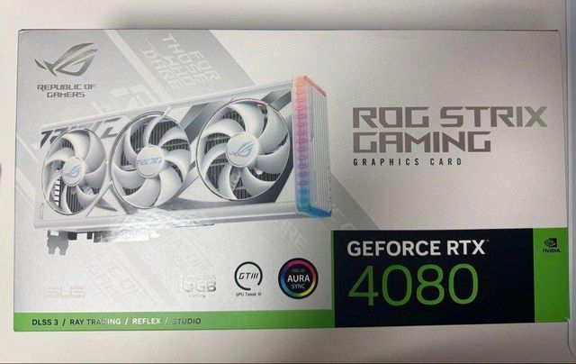 ASUS ROG STRIX GeForce RTX 4080 16GB White Gaming Graphics Card Tested - Image 1