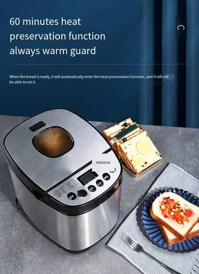 Automatic Electric Bread Maker with Big Viewing Window Origin China Trademark SWF Model NO. BR-1 G.W/N.W 13/10kg Certification - Image 5