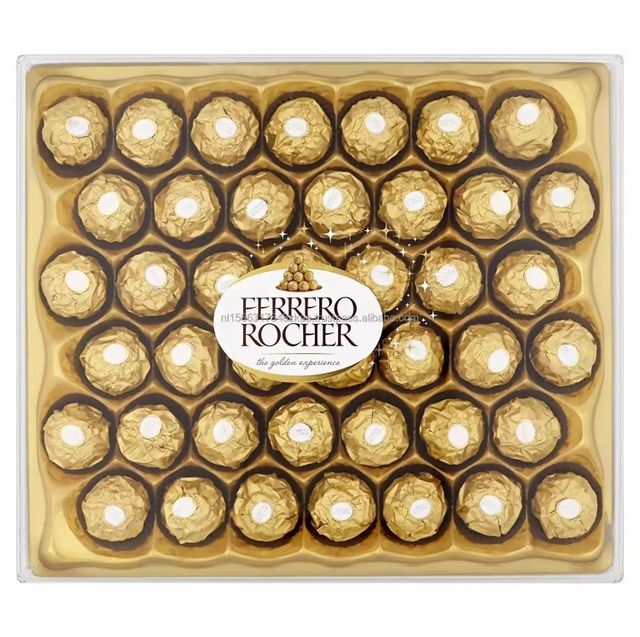Handmade Art Paper Divider Ferrero Rocher Truffles Protein & Energy Chocolate Gift Box with Embossing and Recyclable - Image 2