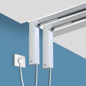 Manufacturer WiFi Smart Window Curtain Rails Track with Motor - Image 2