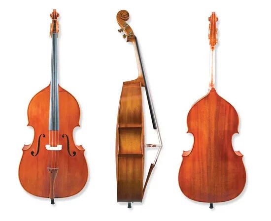 Solid Wood Double Bass Age Adult Size 3/4 4/4 Trademark OEM Bag or Case Bag Model NO. DB-E08 HS Code 9202100099 Origin Tianjin, - Image 1