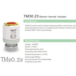 Menred TM30.23 Control Valve Actuator for Precision Heating Systems - Image 6