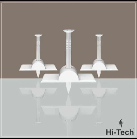 PVC White Batten Flat Clip, Packaging Size: 100 pieces/packet - Image 1