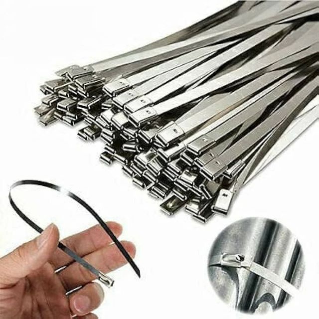 Stainless Steel Cable Ties Width OK Brand ENVY Ss Grade A Color Black Packaging Size OK Applications TIEE Length Below 100 - Image 1