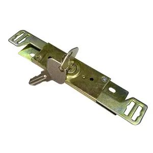 Roller Door Lock 7 Part Lock Backset / MOQ 1000PCS Style Modern Origin China Type Key Lock Material Iron Color Silvery Specification - Image 1