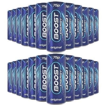 Boost Energy Drink Red Berry Flavour, 250ml x 24 pack, Vegan Friendly Great Tasting Energy Boost - Image 4