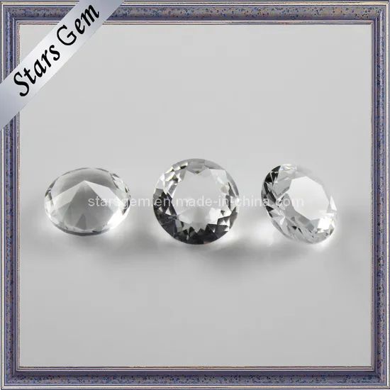 Shining Clear Transparent Rond Shape Crystal Glass Beads Size 5mm Type Bead MOQ 50PCS Quality AA Shape Round Specification - Image 1