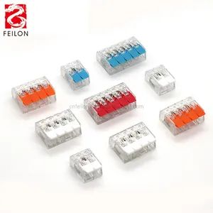 Lever Nuts, Lever Splice Connector 221 Series, Connection Clamp with Levers, Electrical Wire Block Connector, Cable Terminal, 221-414 Pct-414 Terminal Block - Image 5