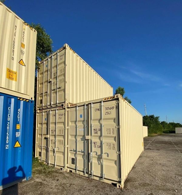 Buy New and Used 20ft 40ft Shipping Containers with Large Storage 40HC Dry Container 20GP 40HQ Sizes for Sale - Image 3