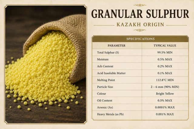 Grade A Granular Sulphur - Image 1