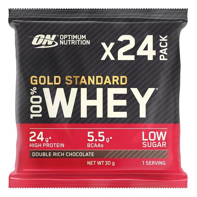 High quality Optimum Nutrition Gold Standard Whey Muscle Building and Recovery Protein Powder With Glutamine and Amino Acids, Double Rich Chocolate, 74 Servings, 2.27kg, packaging may vary - Image 4