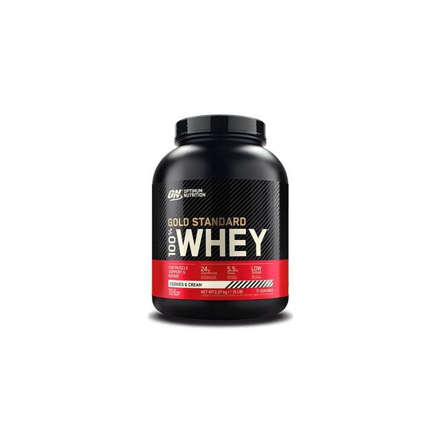 High quality Optimum Nutrition Gold Standard Whey Muscle Building and Recovery Protein Powder With Glutamine and Amino Acids, Double Rich Chocolate, 74 Servings, 2.27kg, packaging may vary - Image 5