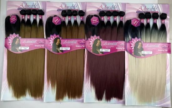 Versatile Pre Stretched Braiding Hair - Customizable Straight Body Weave Bundles - Image 6