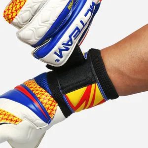 Custom Logo PRO Match Goalkeeper Gloves for Soccer MOQ 300pairs Gender Unisex Service OEM ODM Style Customized Buckle With - Image 6