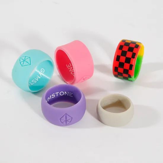 Rubber Ring Custom Silicone Anti-Slip Band Vape Rings Silicone Finger Ring - Image 3