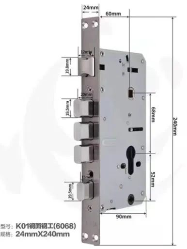 WiFi Tuya APP Camera Monitor Screen Mobile NFC Remote Control Fingerprint Door Lock - Image 3