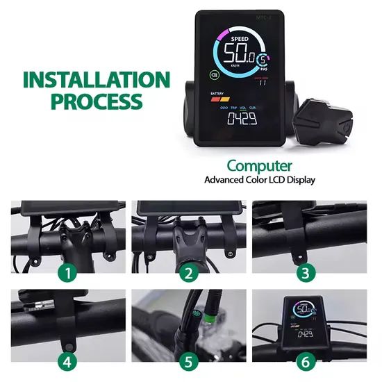 Ebike Screen for Long-Distance Rides with Bicycle Computer Accessories - Image 6