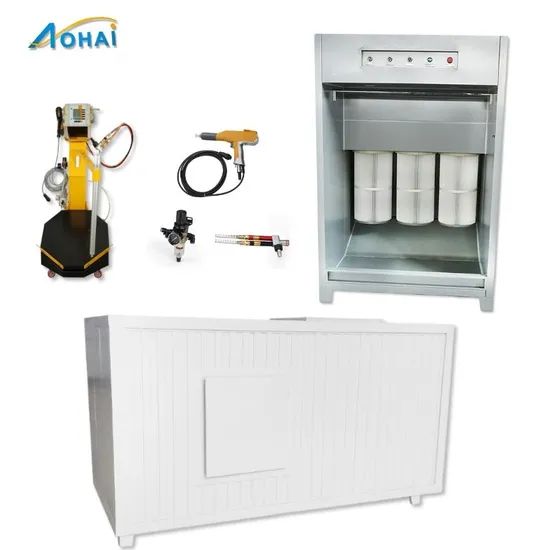 Small Powder Coat Spray Cabinet Manual Spraying Booth Trademark Aohai Model NO. AH-PCB02 Voltage 100V -240V Specification - Image 1