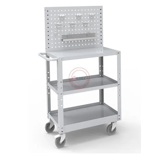 Detall ESD Three Layer Cart for Safe Electronics Transport Color Gray Origin China Condition New Model NO. RV3 Customized - Image 5