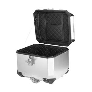 Upgraded Aluminum Motorcycle Top Case with Security Lock MOQ 1/Set Volume 45L Length 40cm HS 87141000 Usage Sports Origin - Image 4