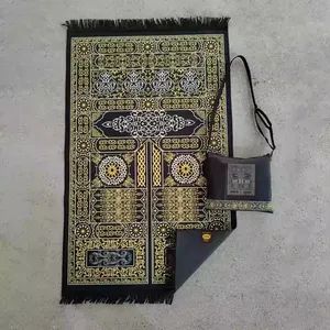 Factory Wholesale Prayer Mat Rug with Bag Muslim Carpet Rug Set Travel - Image 5