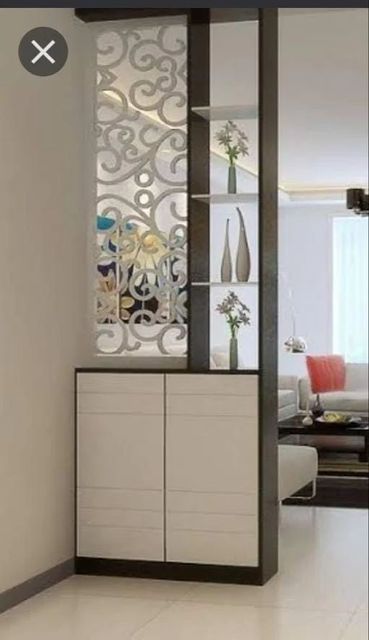 Designer Wooden Wall Partition, 9 Feet Height 9 Feet Finish Pu Paint Color customised Material Hdhmr, Wood Dimension - Image 10